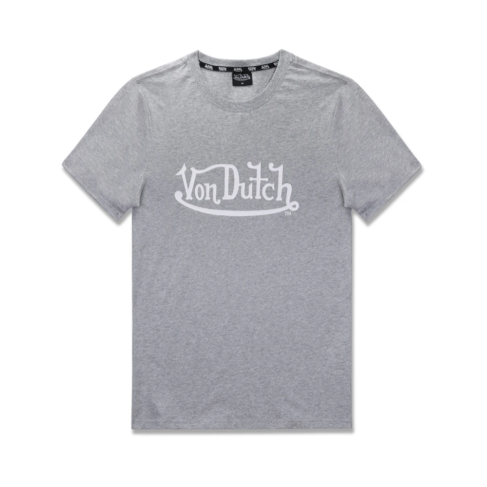 Von Dutch Comfort T-shirt Model Vdsb3tp002 Gray Heren
