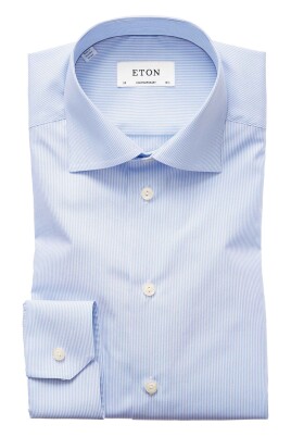 blue-striped-business-shirt-dress