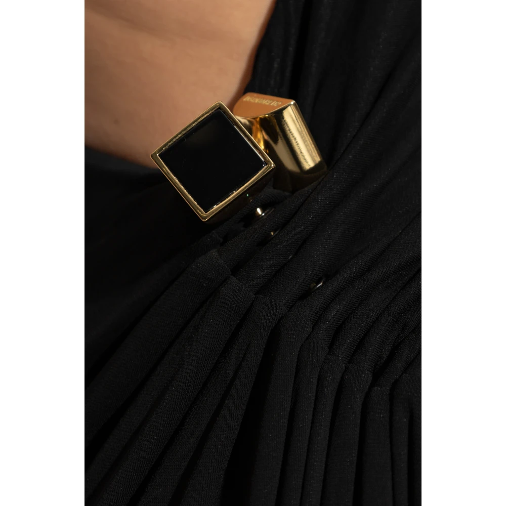 Dsquared2 Gedrapeerde jurk Black Dames