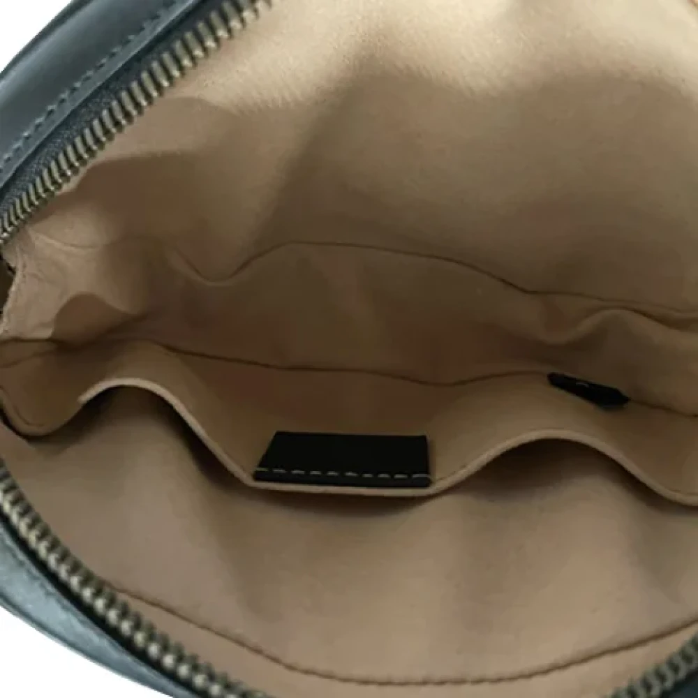 Gucci Vintage Pre-owned Leather crossbody-bags Black Dames