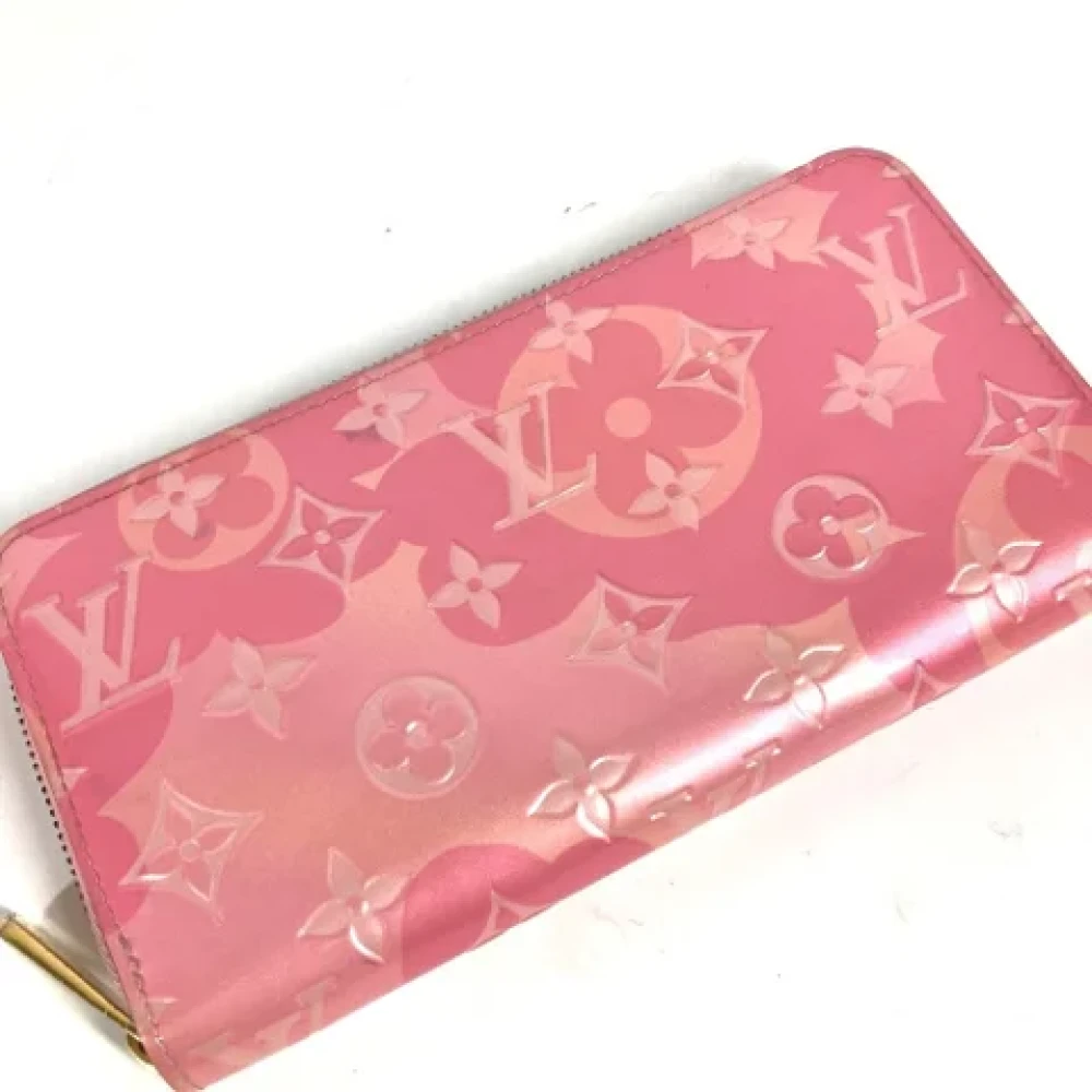 Louis Vuitton Vintage Pre-owned Leather wallets Pink Dames
