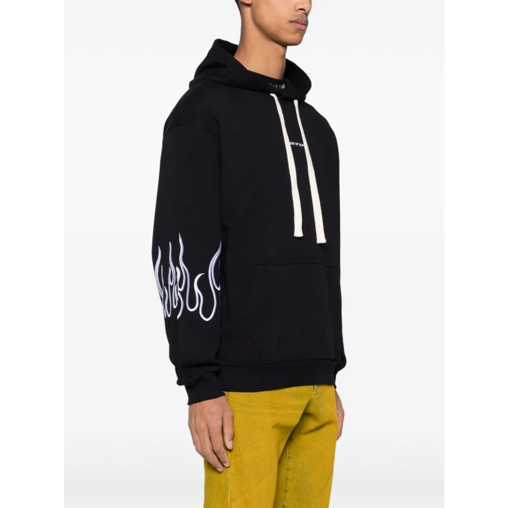 Vision OF Super Zwarte Vlam Sweater Aw24 Black Heren