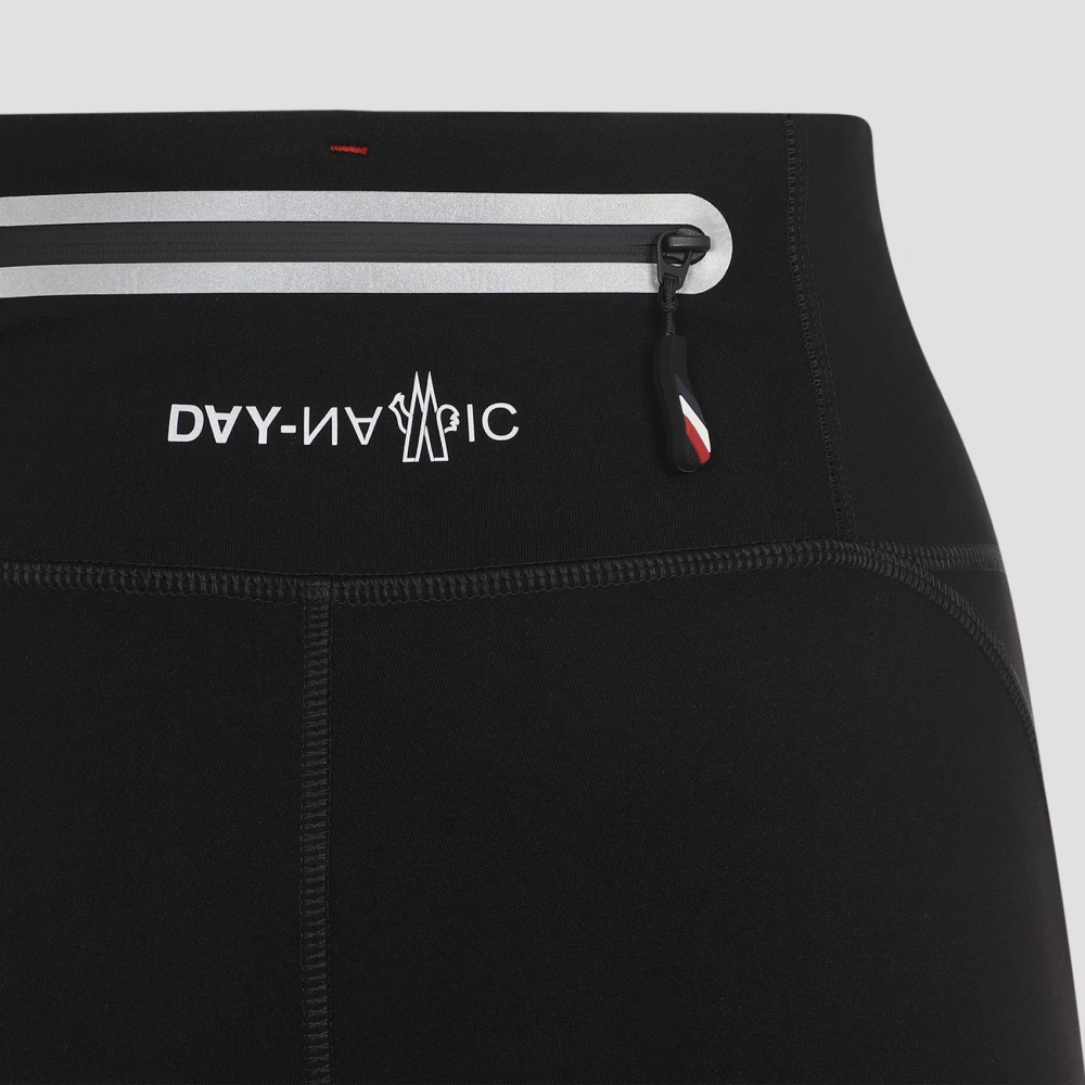Moncler Zwarte Leggings voor Vrouwen Aw24 Black Dames