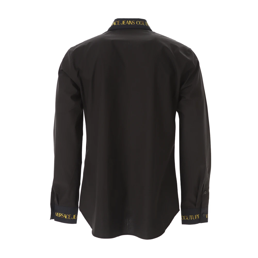Versace Jeans Couture Barok Kraag Manchet Shirt Black Heren