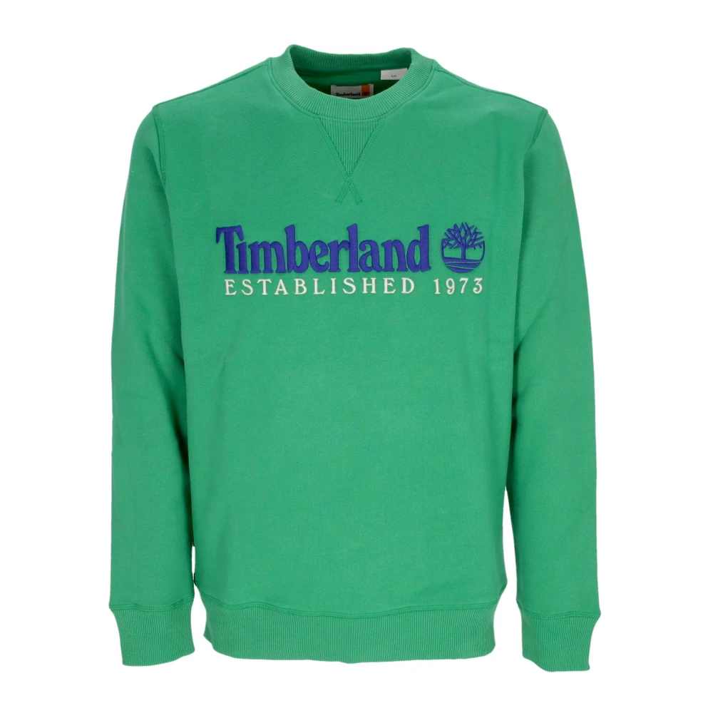 Timberland Vintage Crewneck Sweatshirt EST 1973 Green Heren