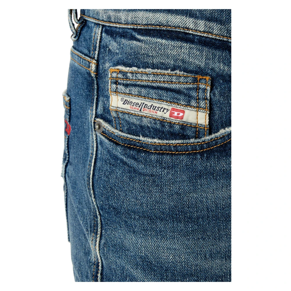 Diesel Veelzijdige Straight Jeans 2020 D-Viker Blue Heren