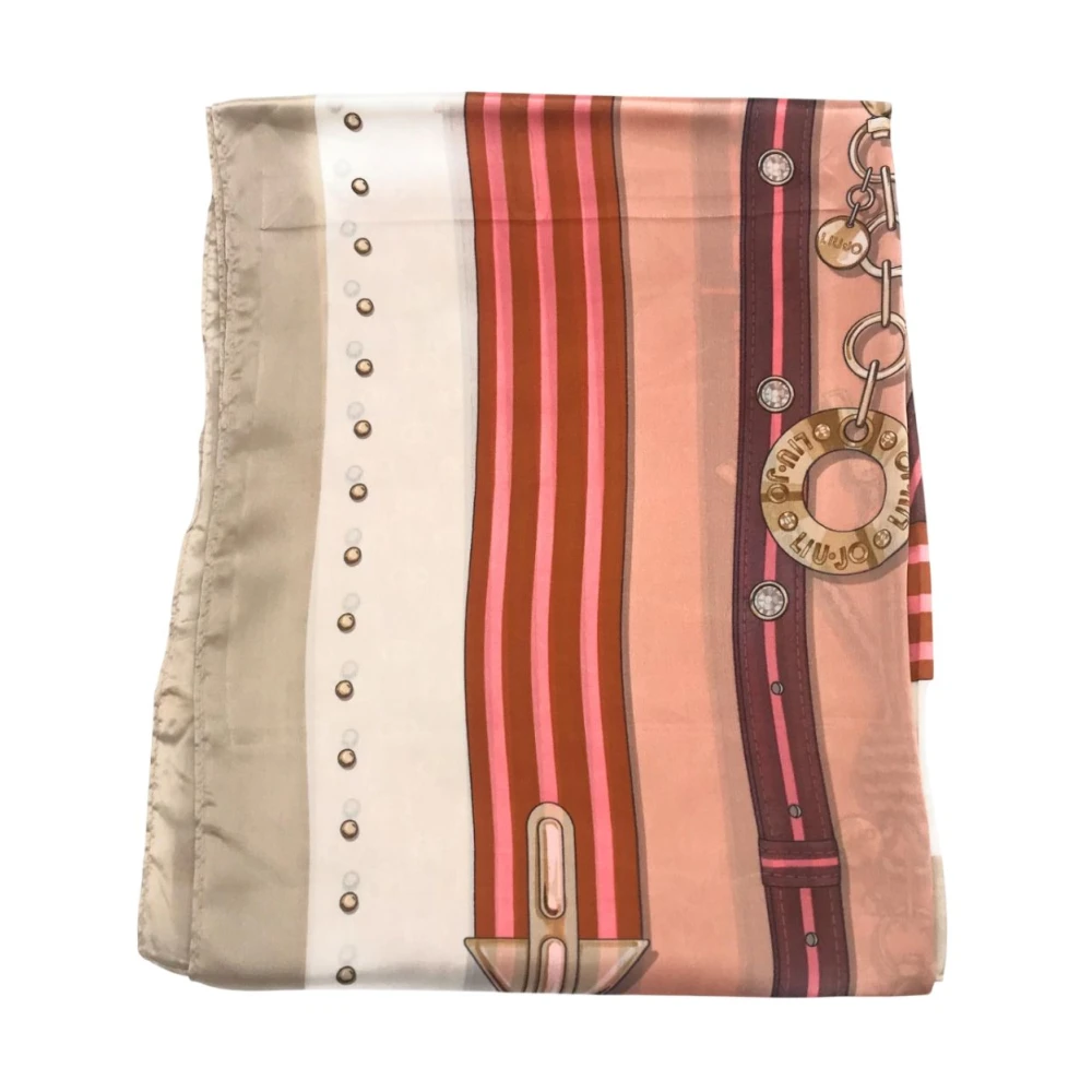 Liu Jo Gestreepte Foulard Sjaal Multicolor Dames