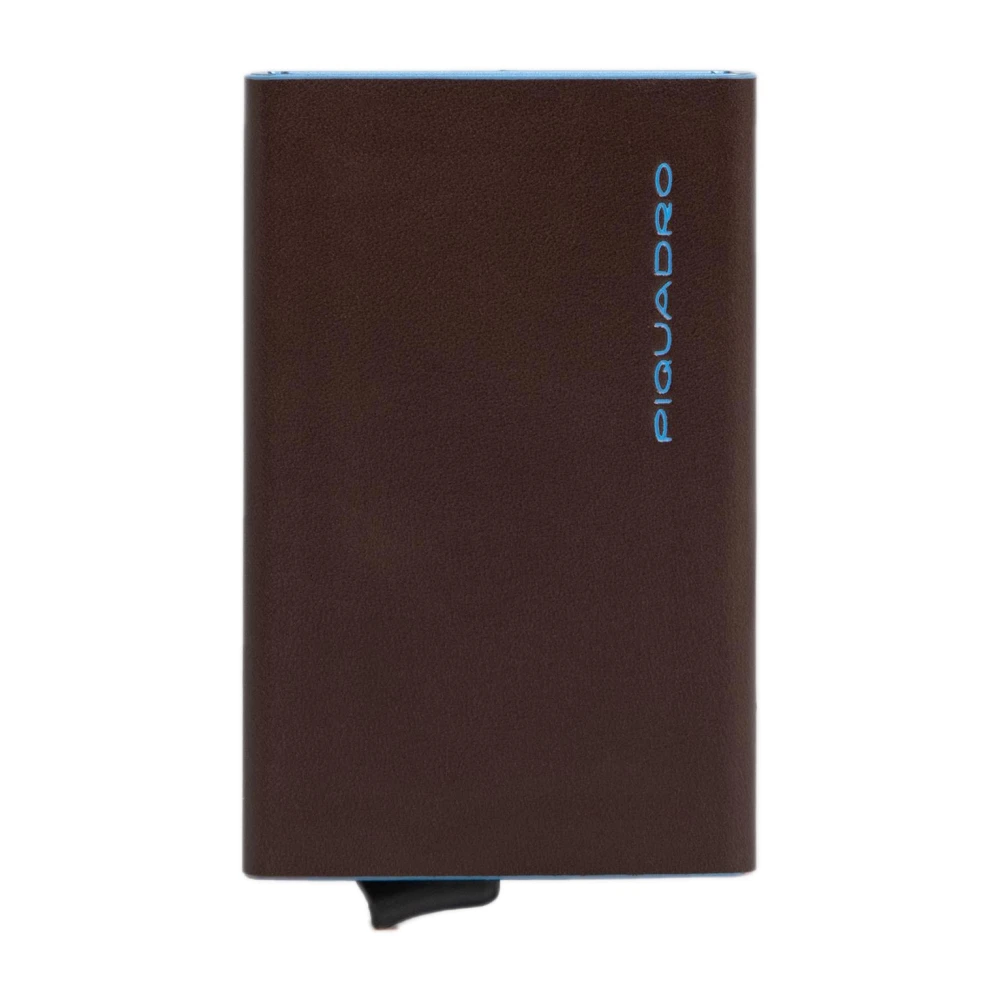 Piquadro Herren Braun Pop-Up Kartenhalter