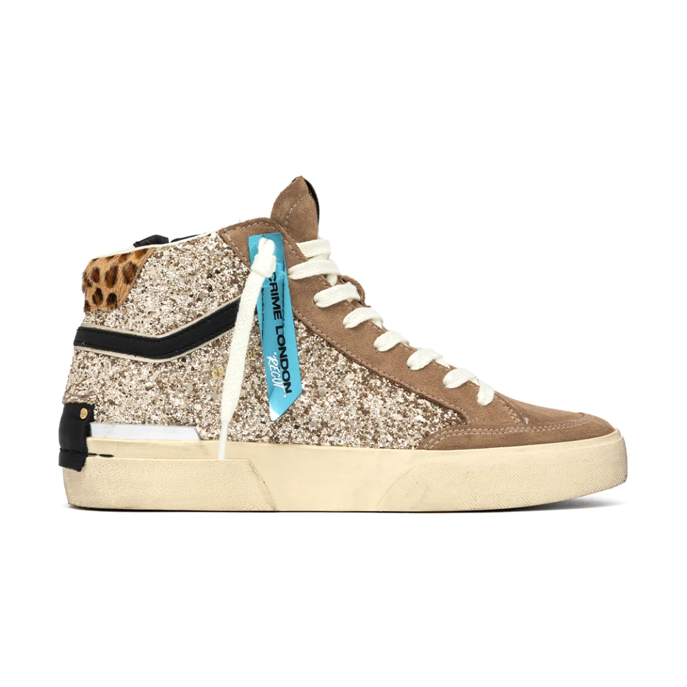 Crime London SK8 Recut High Dames Schoenen Veelkleurig Multicolor