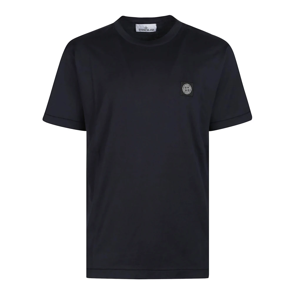Stone Island Casual Katoenen T-shirt Blue Heren