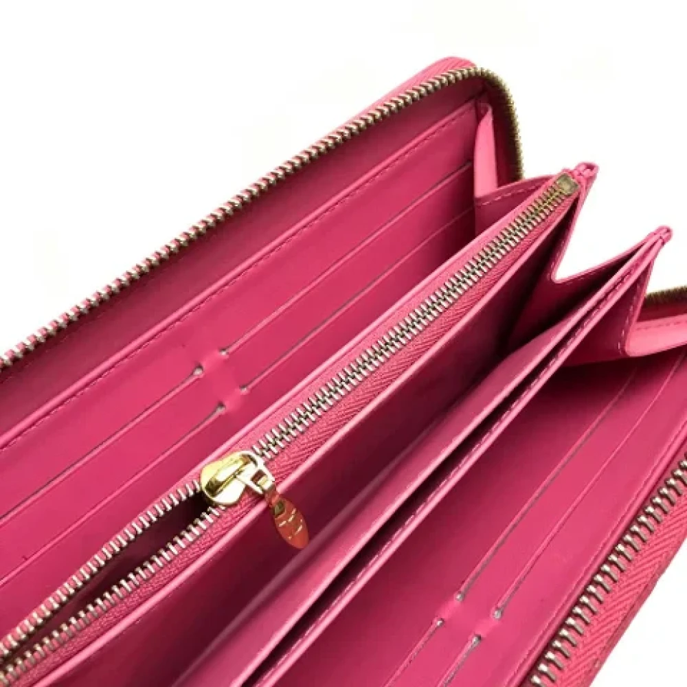 Louis Vuitton Vintage Pre-owned Leather wallets Pink Dames