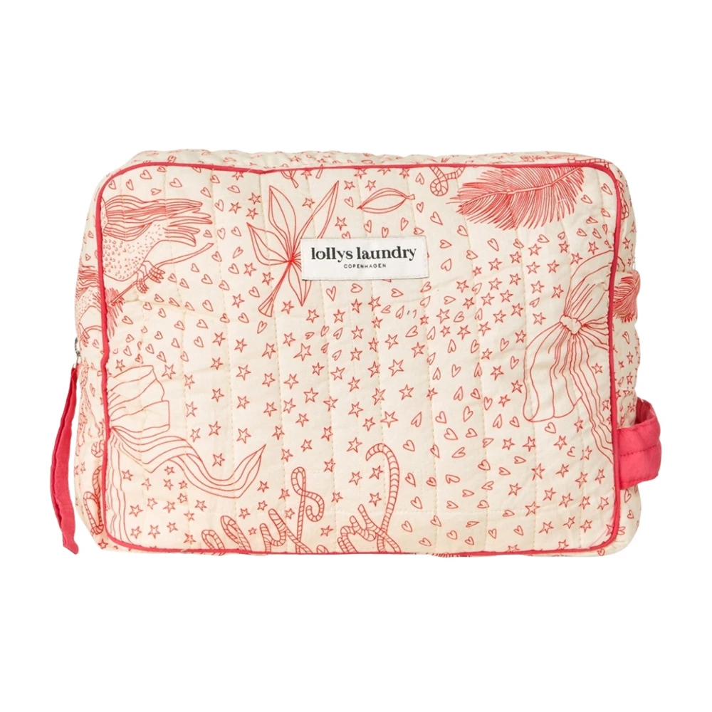 Lollys Laundry Red Toilet Bags, Female, One Size, Toilet Bags