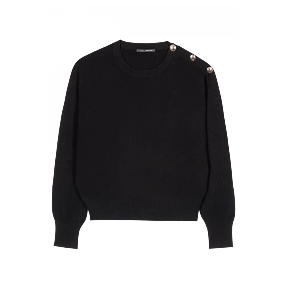 LUISA CERANO Elegante Gebreide Kleding Collectie Black Dames