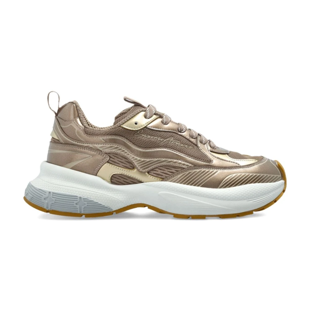 Emporio Armani Sneakers Dames Schoenen Bruin