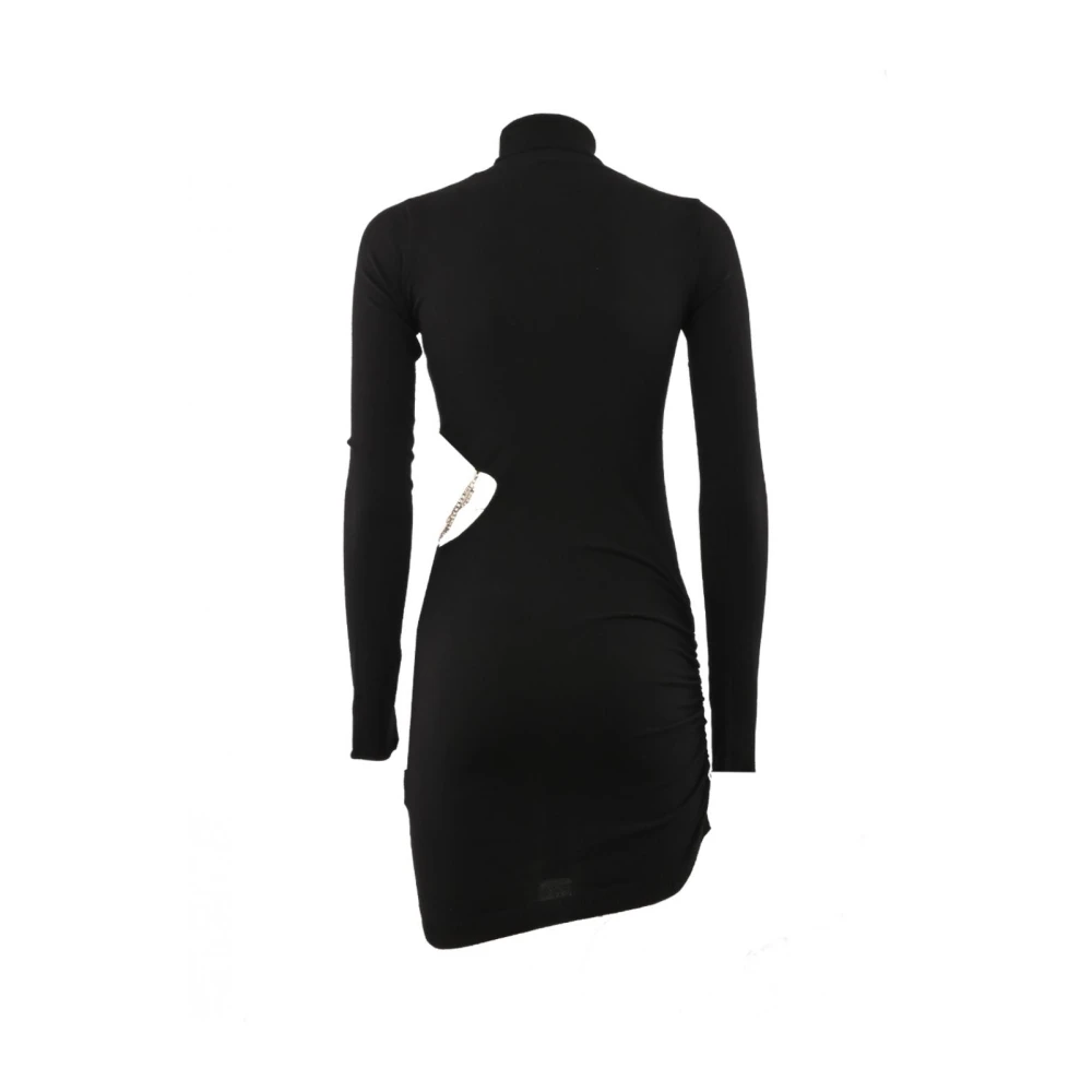 Aniye By Viscose jurk met cut-out detail Black Dames