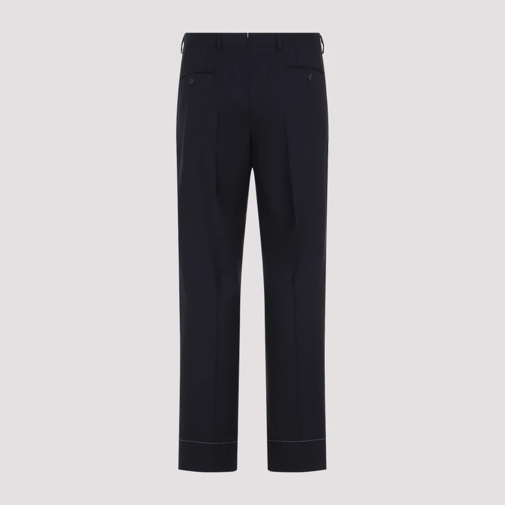 Brioni Midnight Blue Elba Pants Blue Heren