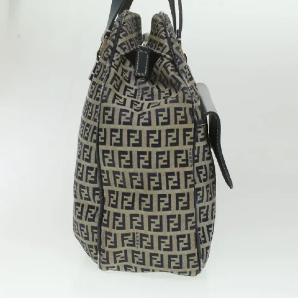 Fendi Vintage Pre-owned Canvas handbags Blue Dames