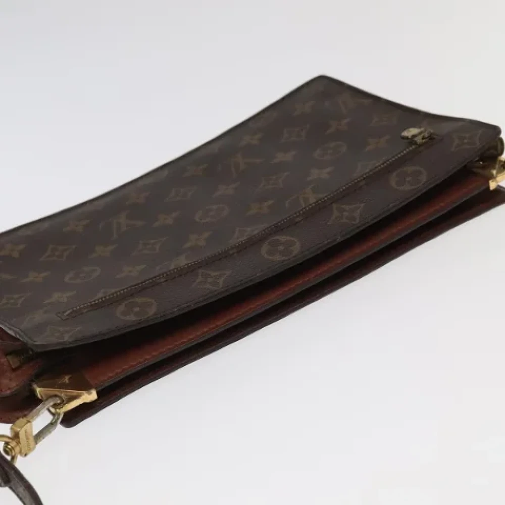 Louis Vuitton Vintage Pre-owned Canvas shoulder-bags Brown Dames