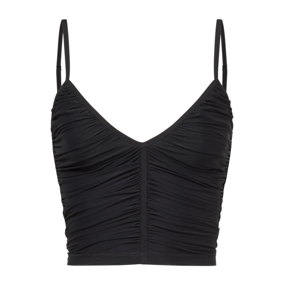 Diesel Kleur Blok Elastische Top T-Aiky Black Dames
