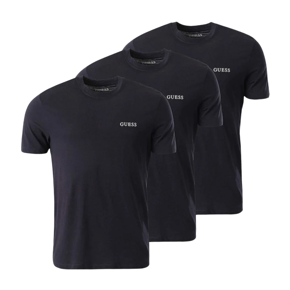 Guess Heren Logo T-shirt Blue Heren