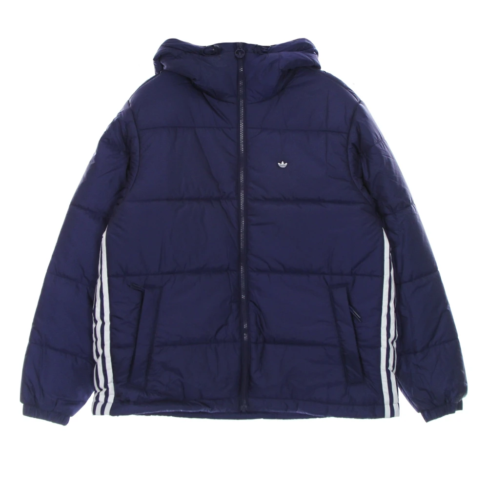 Adidas Blå Hooded Puff Down Jacket