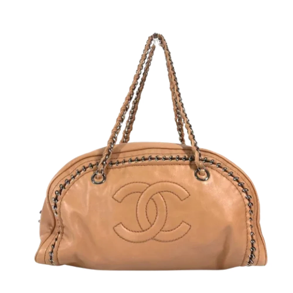 Chanel Vintage Pre-owned Leather chanel-bags Brown Dames
