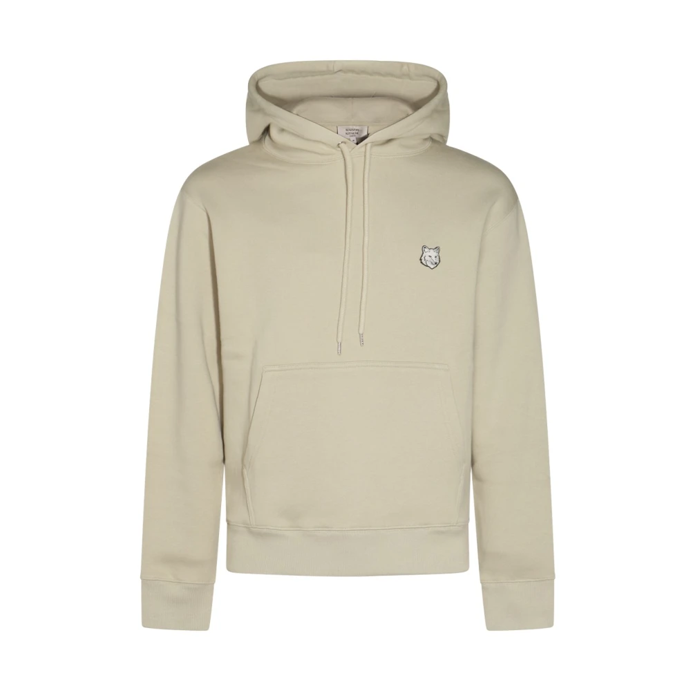 Maison Kitsuné Stijlvolle Sweatshirt voor Mannen Beige Heren