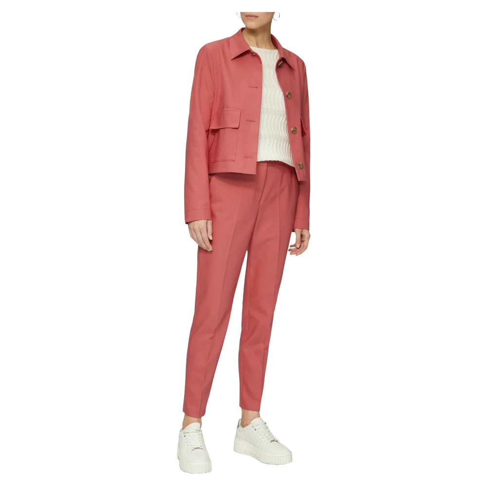 s.Oliver Katoen Satijn Boxy Jack Pink Dames