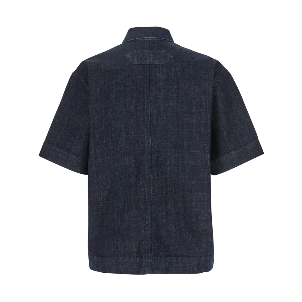 Jacquemus Blauw Overhemd met Geborduurd Logo Blue Heren