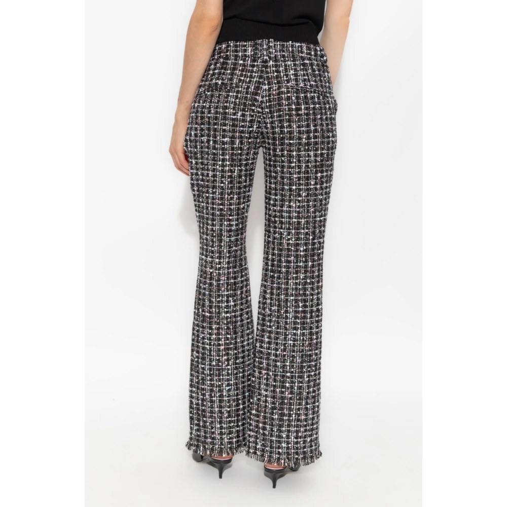 Balmain Tweed Broek Black Dames