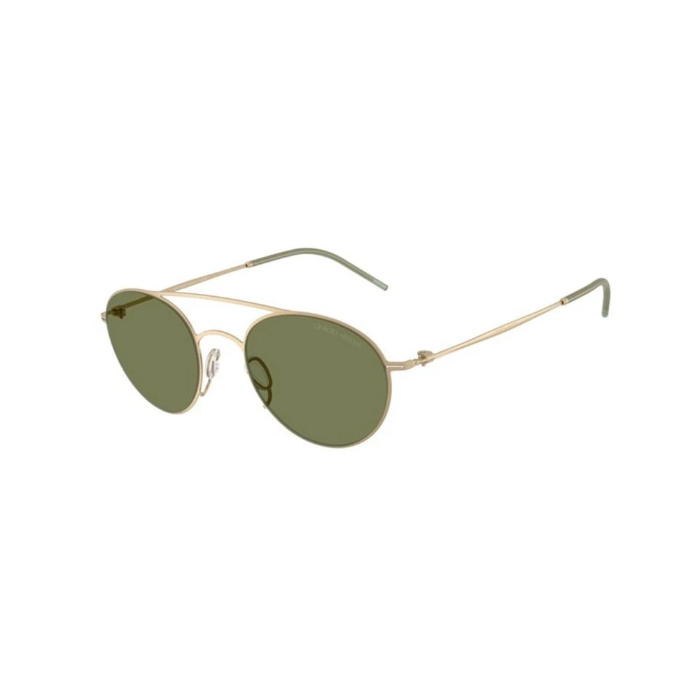 Giorgio Armani Men's Yellow Round Sunglasses - Sunglasses - 48 Mm - Accessories