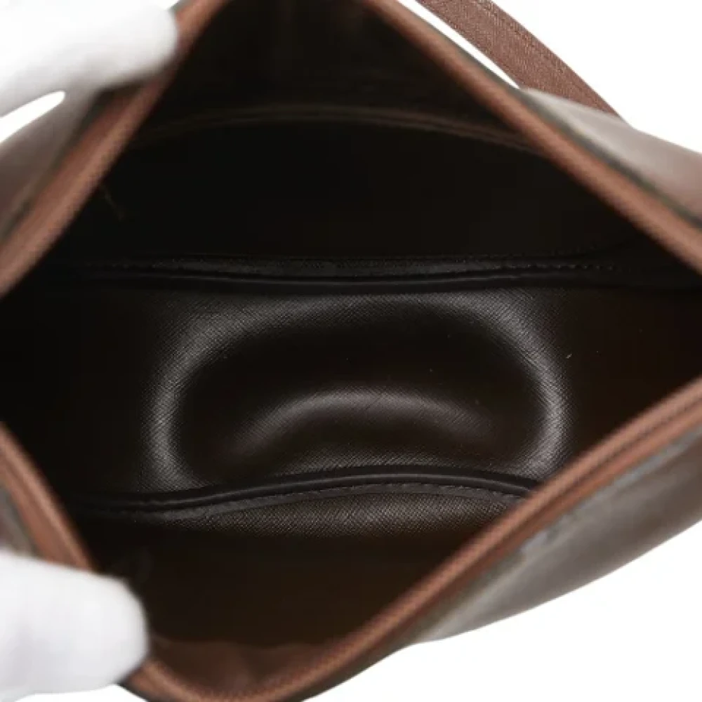 Burberry Vintage Pre-owned Leather shoulder-bags Brown Dames