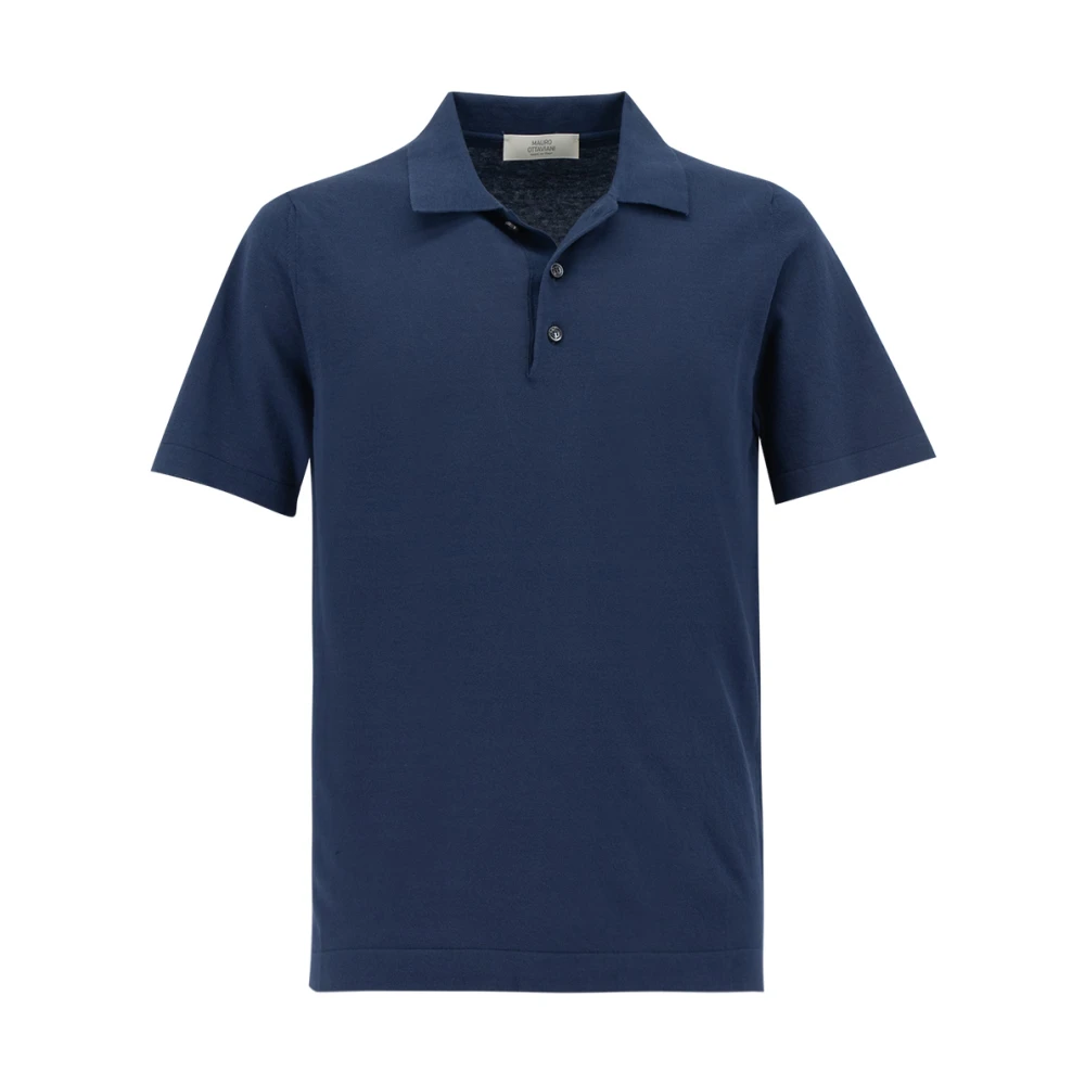 Mauro Ottaviani Polo Shirts Blue Heren