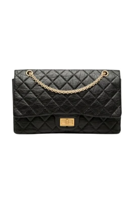 Pre-owned Double Flap Shoulder Bag