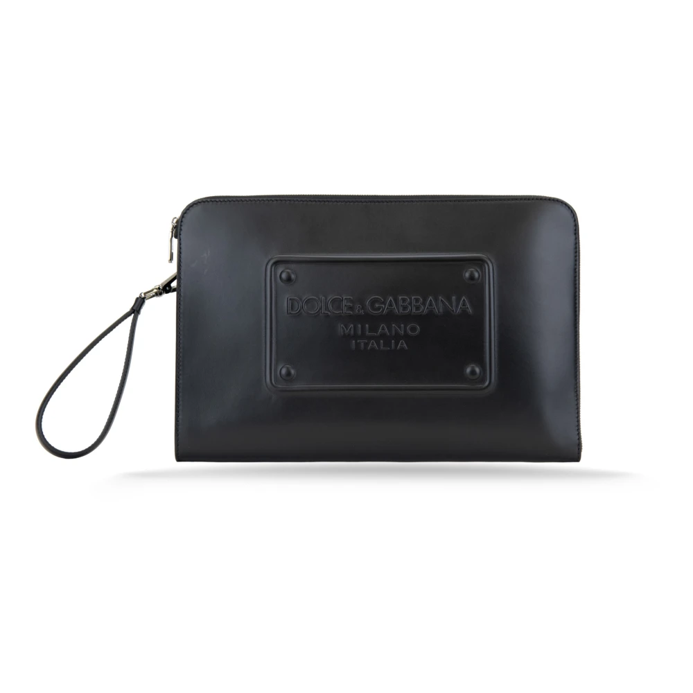 Dolce & Gabbana Svart Läderclutch