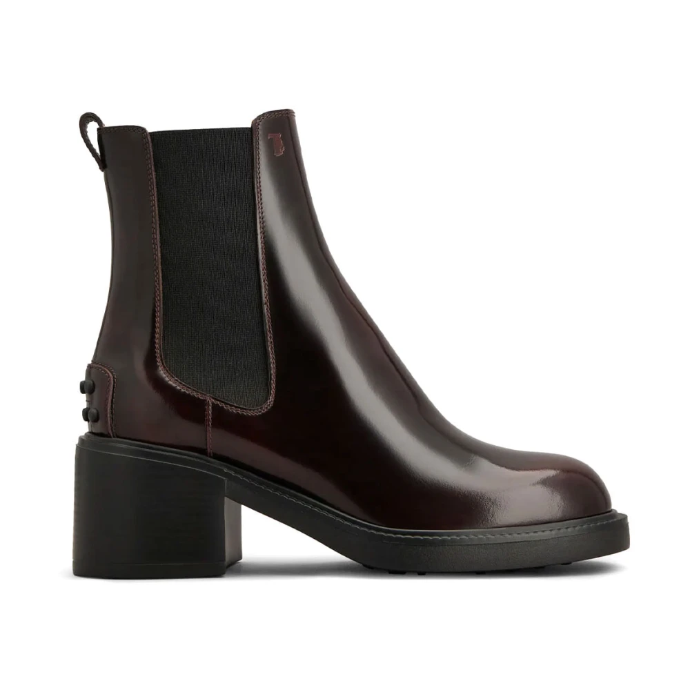 Tod's Women's Brown Heeled Boots, 5 Uk, Gomma T60 Ankle Boots