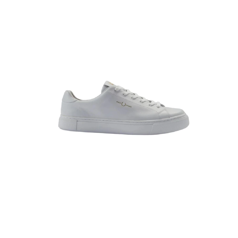 Fred Perry Tijdloze Witte Leren Sneakers Heren Schoenen
