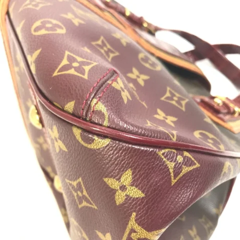 Louis Vuitton Vintage Pre-owned Cotton louis-vuitton-bags Brown Dames