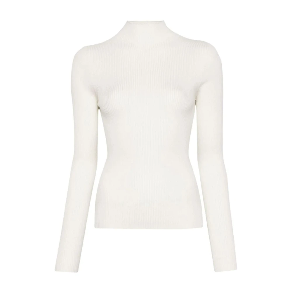 Twinset Blauwe Wollen Turtleneck Sweater Blue Dames