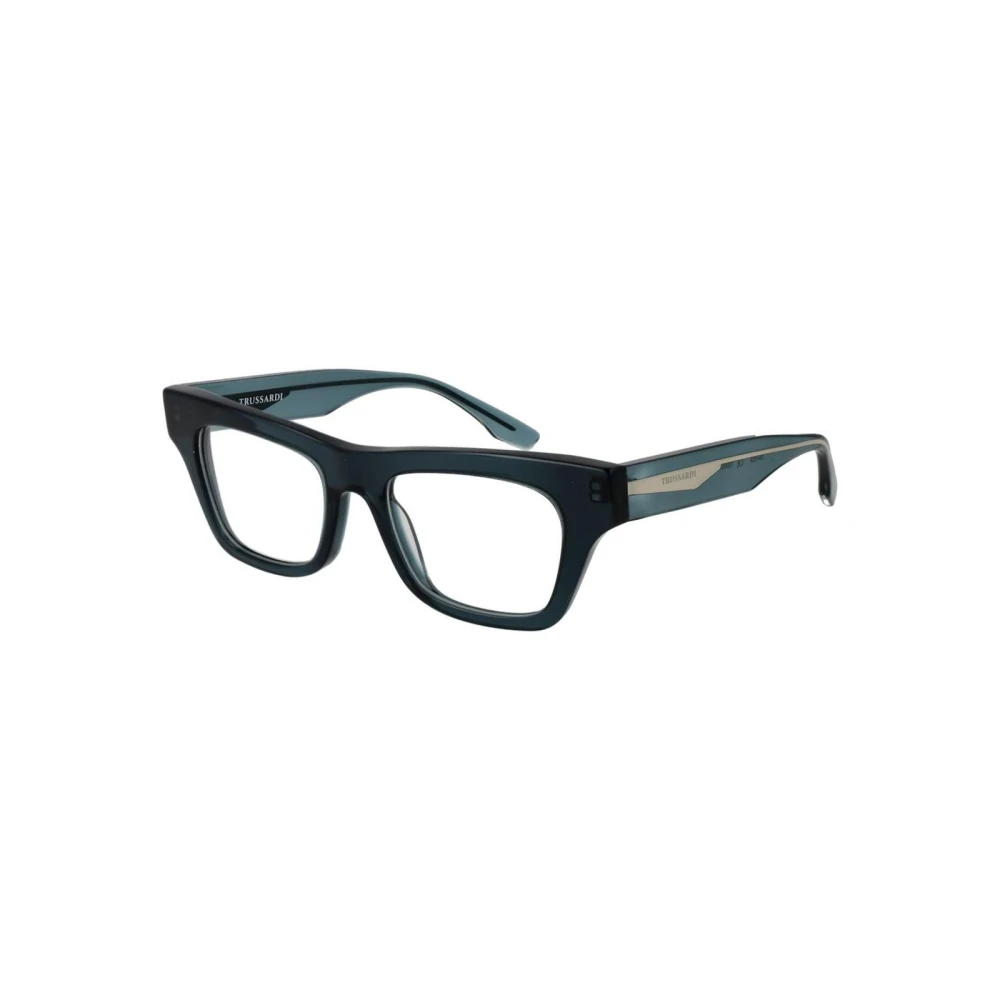 Trussardi Women's Blue Acetate Glasses Frame - Glasses - One Size - Accessories