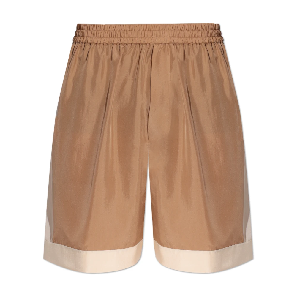 Dsquared2 Brown Casual Shorts, Male, L, Silk Shorts