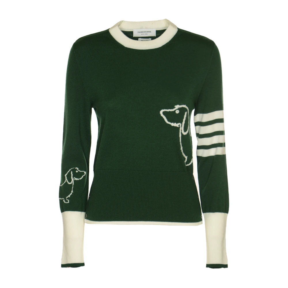 Thom Browne Stijlvolle Sweater Green Dames