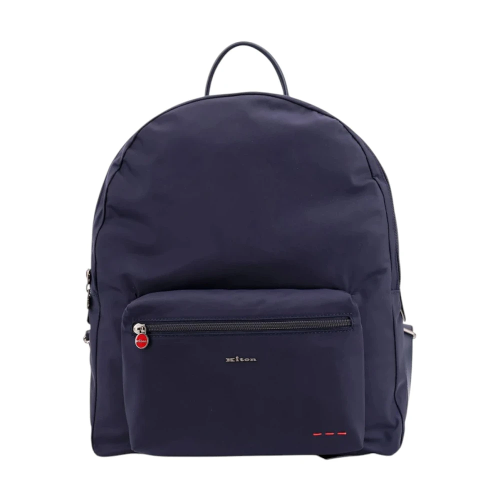 Kiton Stijlvolle Rugzak met Materialen Blue Heren