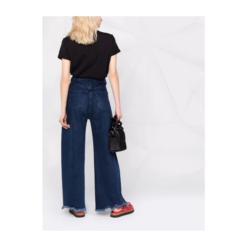 Msgm Basis Katoenen T-shirt Black Dames