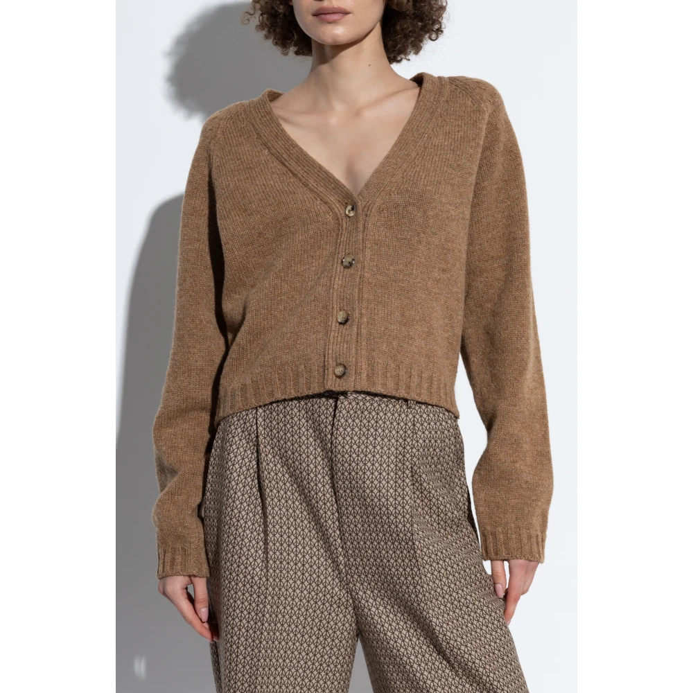 Moschino Wollen Vest Brown Dames