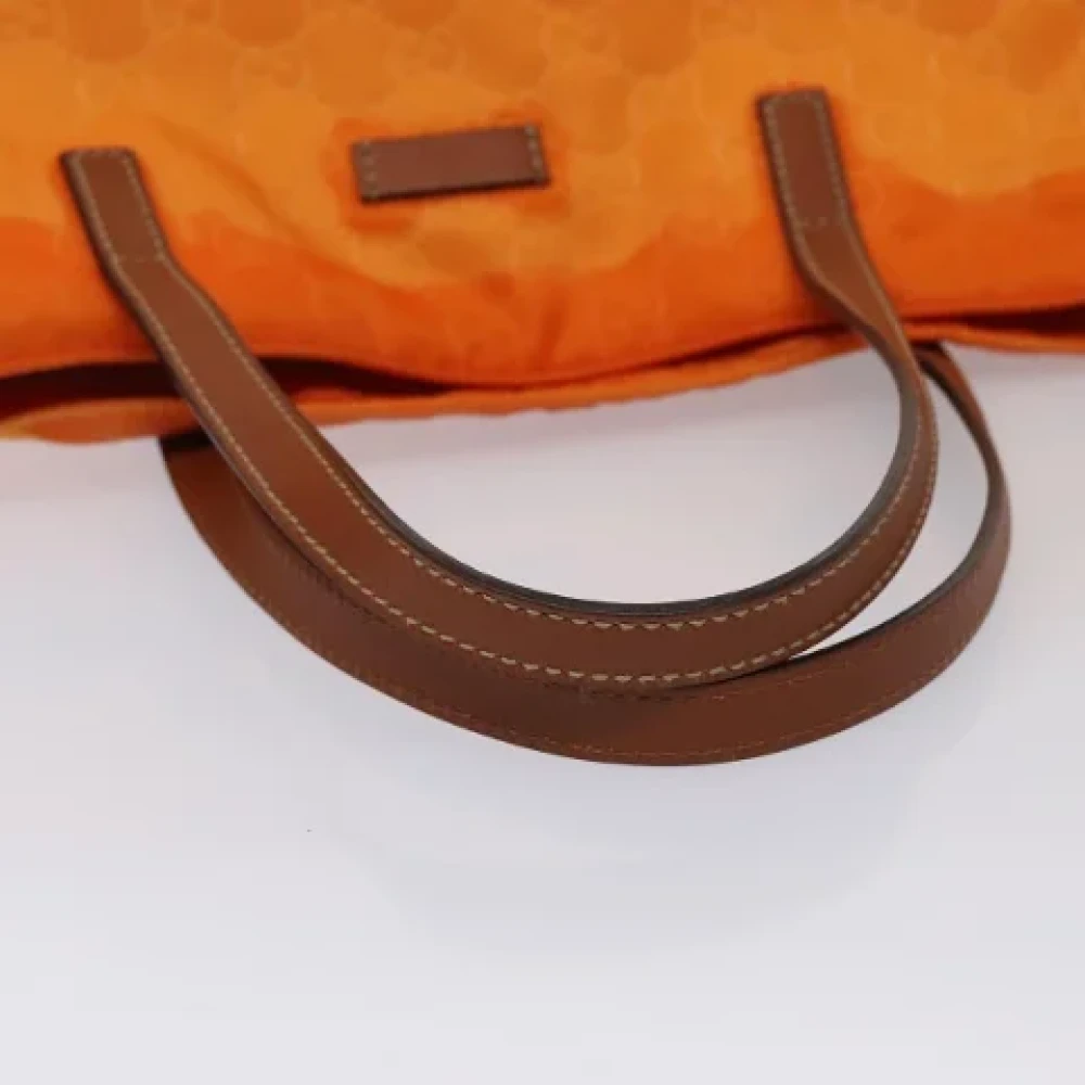 Gucci Vintage Pre-owned Nylon totes Orange Dames