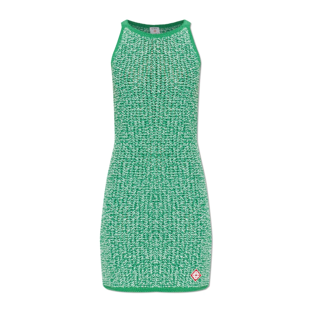 Casablanca Women's Green Sleeveless Mini Dress - Short Dresses - M - Dresses