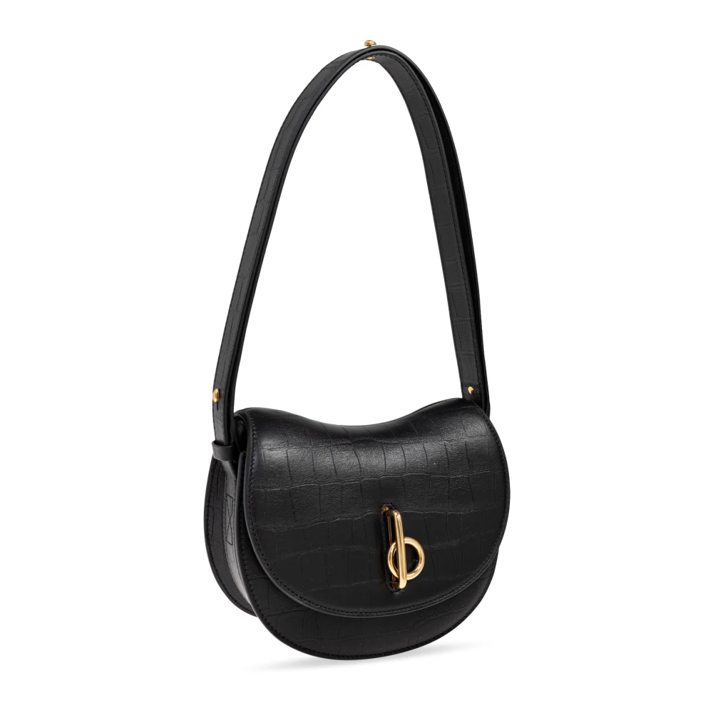 Burberry Schoudertas Rocking Horse Klein Black Dames