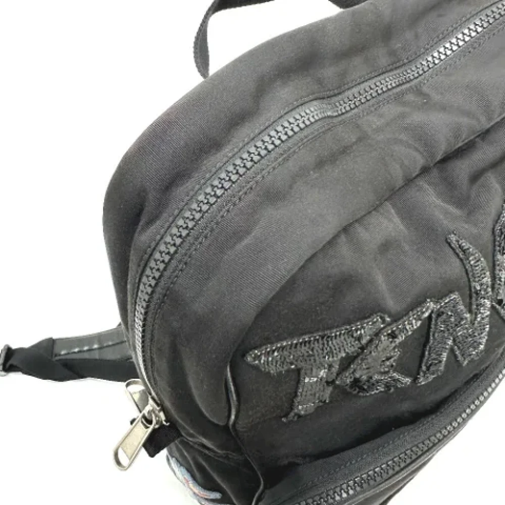 Gucci Vintage Pre-owned Canvas shoulder-bags Black Dames