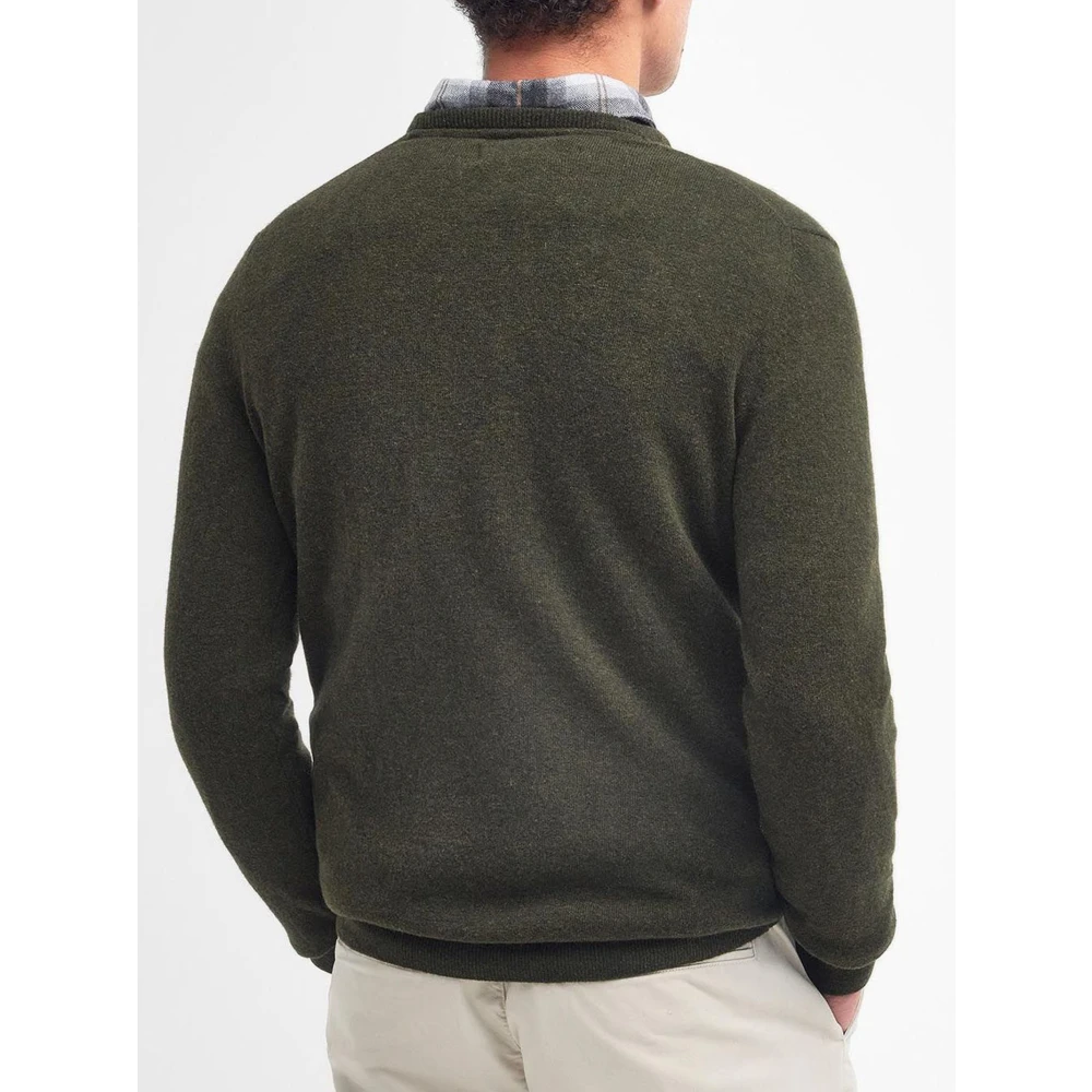 Barbour Groene Gebreide Trui Green Heren